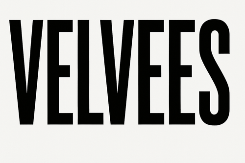 simple text bebas nueve font "velvees" filling the whole screen